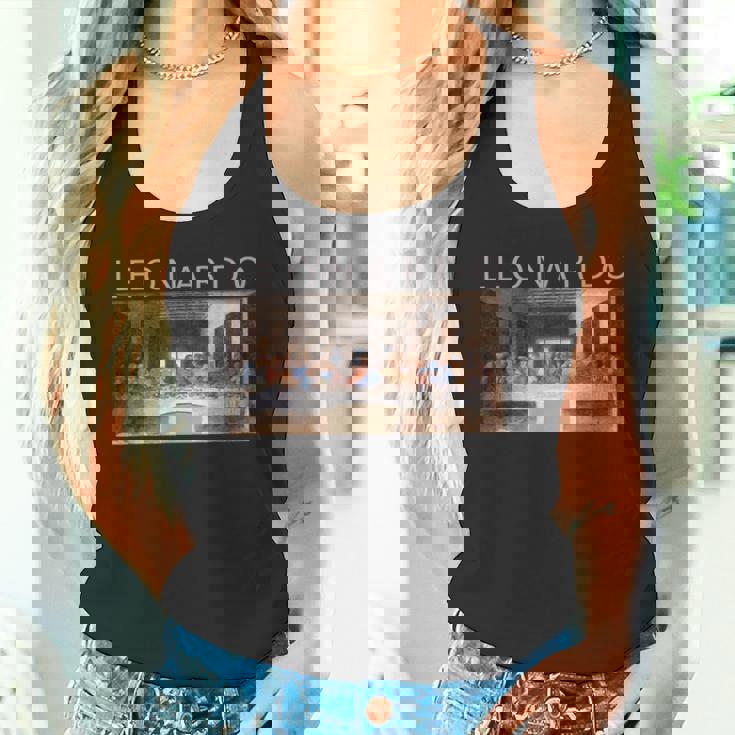 レオナルド ダヴィンチ 面白いtシャツ アート 絵画 メンズ 面白い 服 美術 おもしろ ネタ タンクトップ