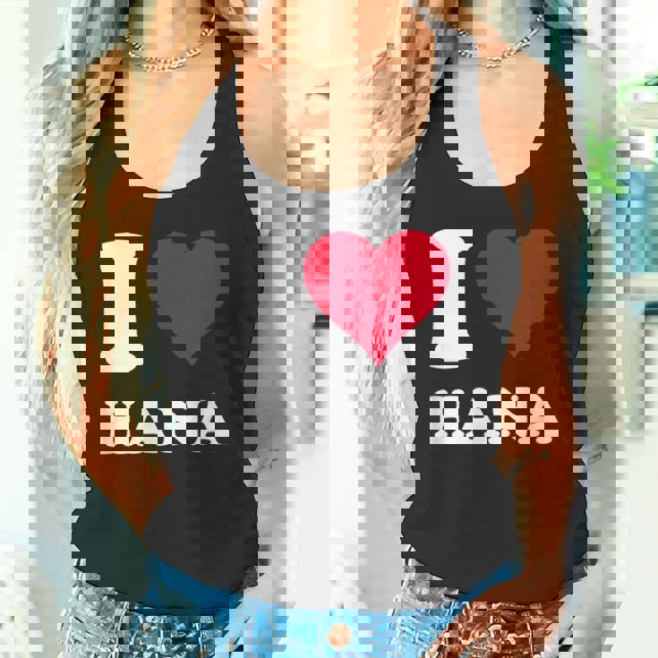 レッドハート I Love Hana タンクトップ