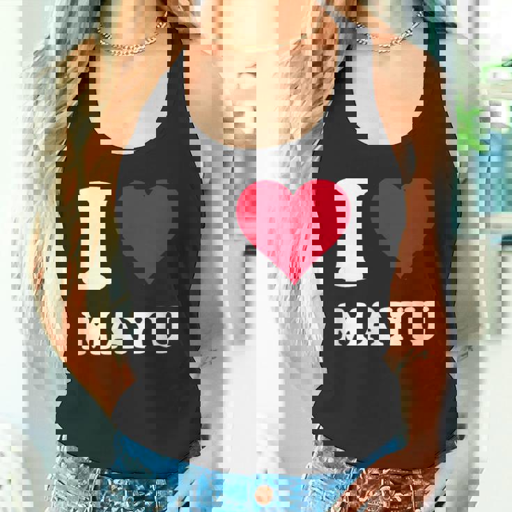 レッドハート I Love Mayu タンクトップ