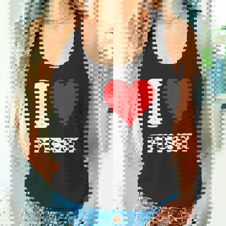 レッドハート I Love Pussy タンクトップ