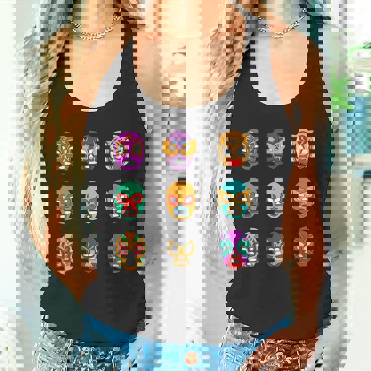 レトロ ルチャリブレ マスク オブ レジェンド レスリング 長袖tシャツ タンクトップ