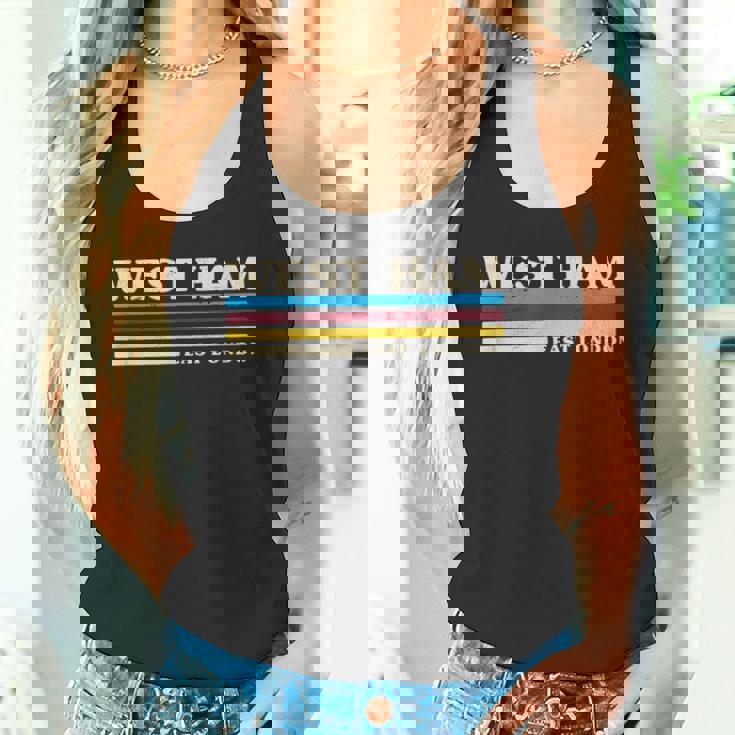 レトロストライプ ウエストハム タンクトップ