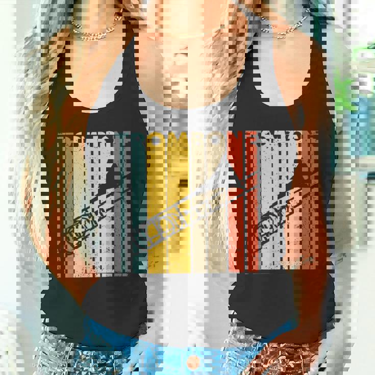 レトロトロンボーン I マーチングバンド I 吹奏楽部 I トロンボーン タンクトップ