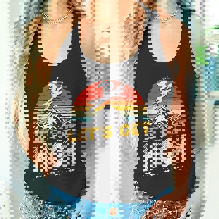 レトロヴィンテージスキー Let's Get High 長袖tシャツ タンクトップ