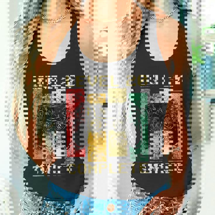 レベル20コンプリート20歳誕生日プレゼントゲーマー タンクトップ