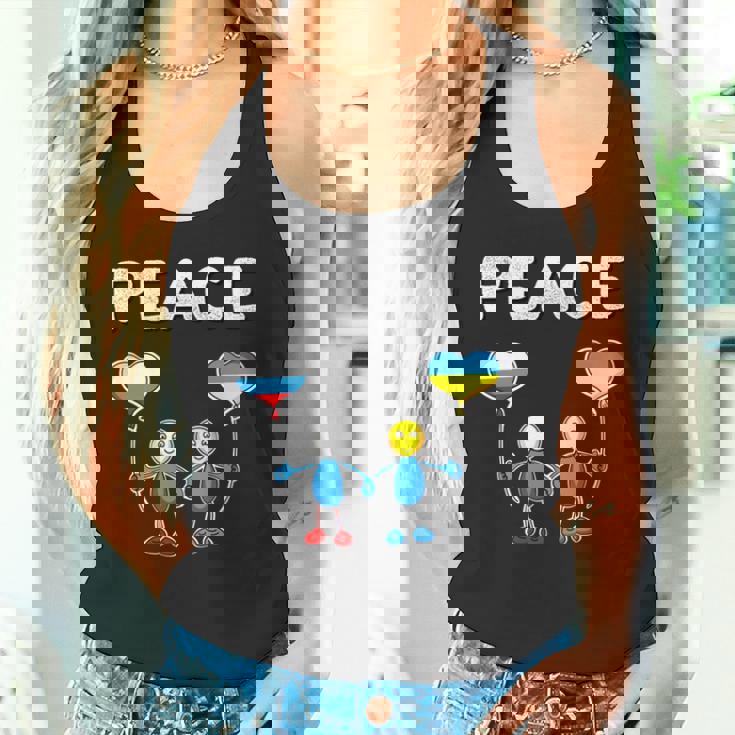 ロシアとウクライナの間の平和 長袖tシャツ タンクトップ