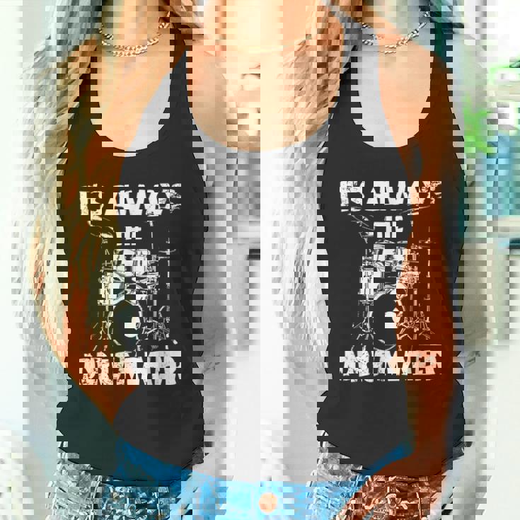 ロックミュージックドラマー タンクトップ