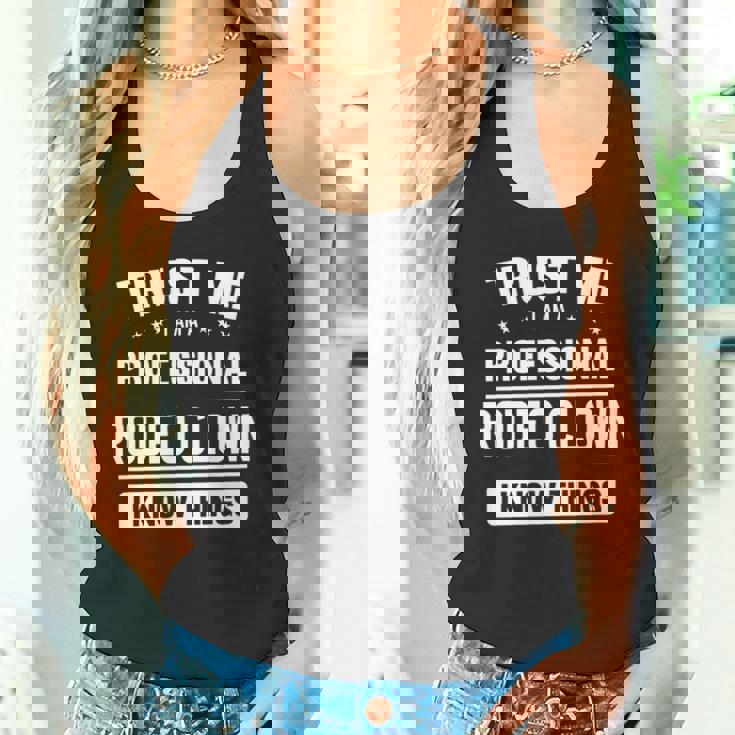 ロデオクラウンアイデアトラストプロフェッショナルロデオクラウン 長袖tシャツ タンクトップ