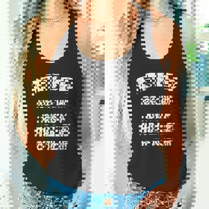 ロデオ・クラウン私はこれのために一生働いた タンクトップ