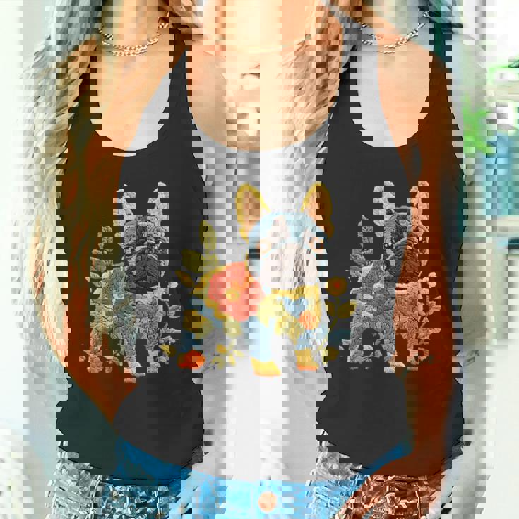 ヴィンテージ フレンチブルドッグ ママ 犬 フレンチブルドッグ 母の日 タンクトップ