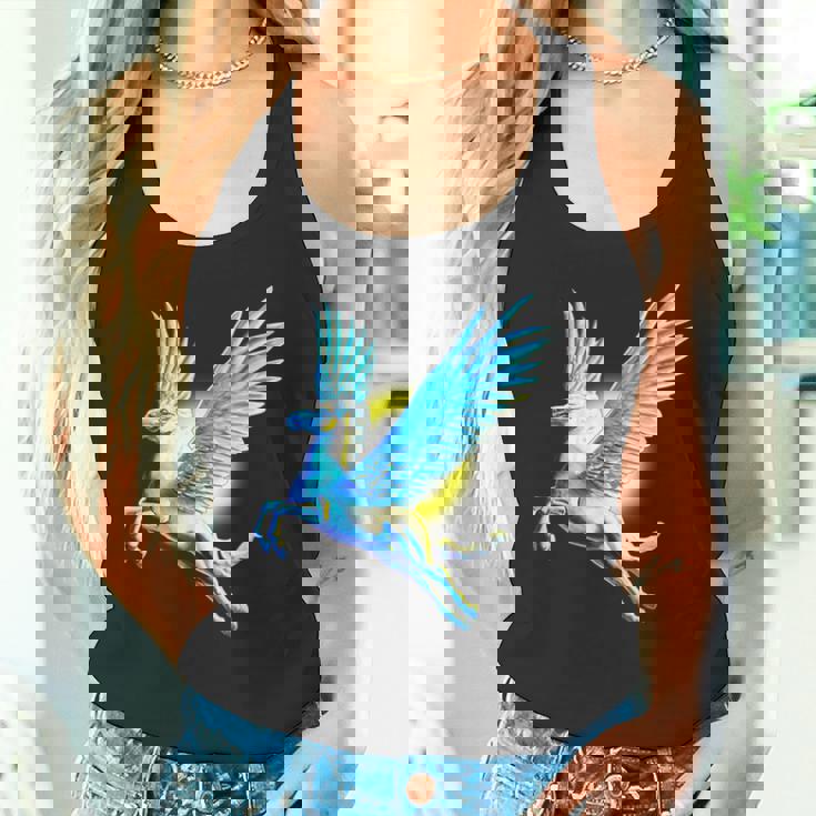 ヴィンテージ ペガサス 神話 ギリシャ空飛ぶ馬 神話 タンクトップ