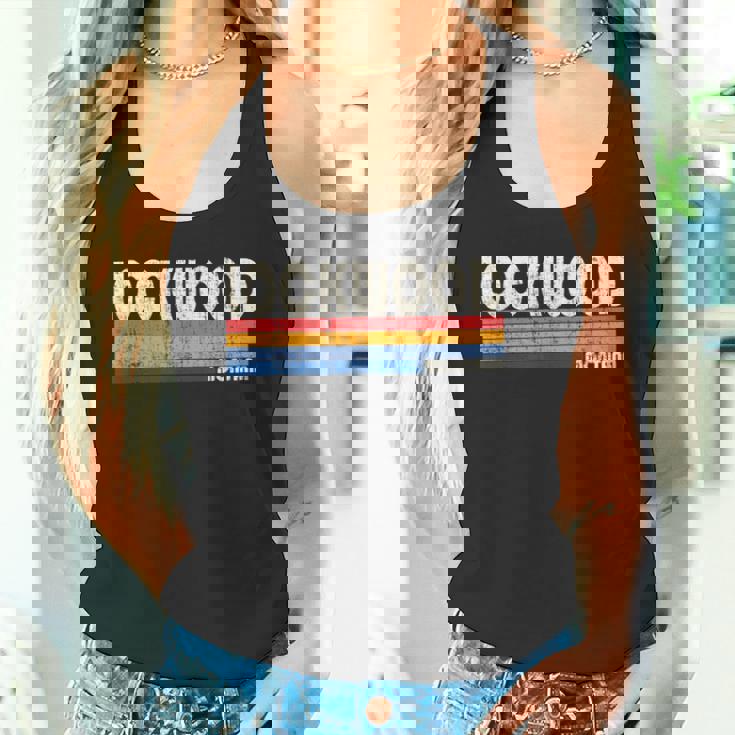 ヴィンテージ レトロ 70年代80年代スタイル ロックウッドの故郷 Mt。 タンクトップ