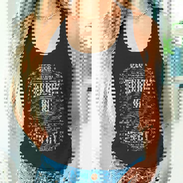 ヴィンテージ65歳の誕生日レジェンドは1961年2月に誕生しました。 タンクトップ