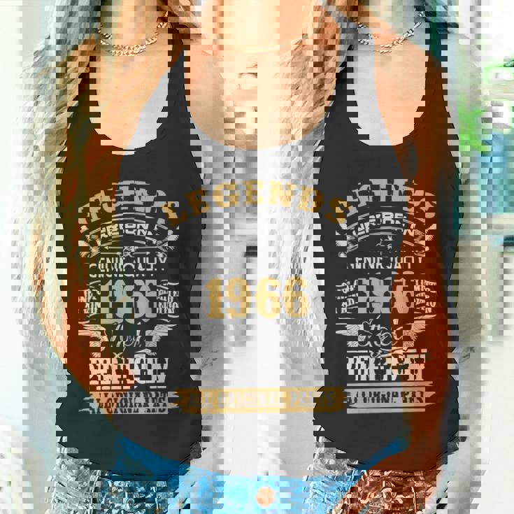 伝説は1966年にヴィンテージ60歳の誕生日に生まれました60歳 長袖tシャツ タンクトップ