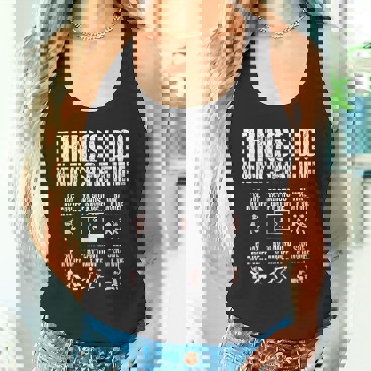 余暇にすること愛妻が大好き タンクトップ