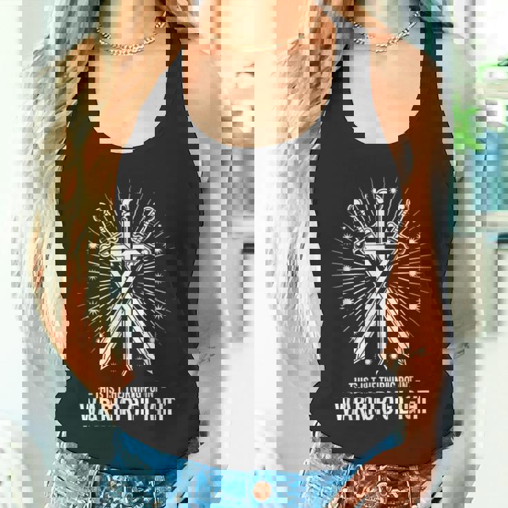 光の戦士 Warrior Of Light This Is The Turning Point 交差する剣 タンクトップ