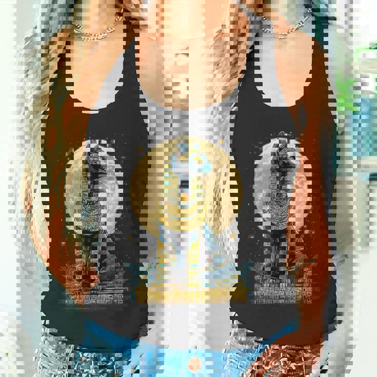 古代エジプト エジプト神 エジプト神話 バステトエジプト学 タンクトップ