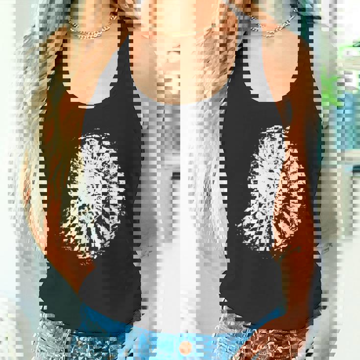 古生物学 アンモナイトプリント、古生物学者 化石アンモナイト タンクトップ