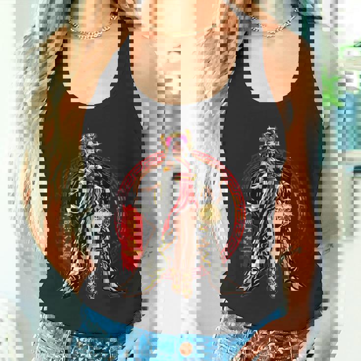 天照大神 太陽 女神 古代日本神話 神 タンクトップ