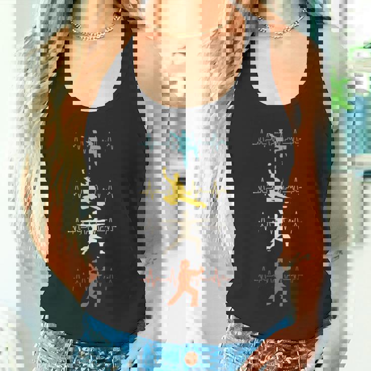 太極拳 マーシャルアート シャドウボクシング ハートビート タンクトップ