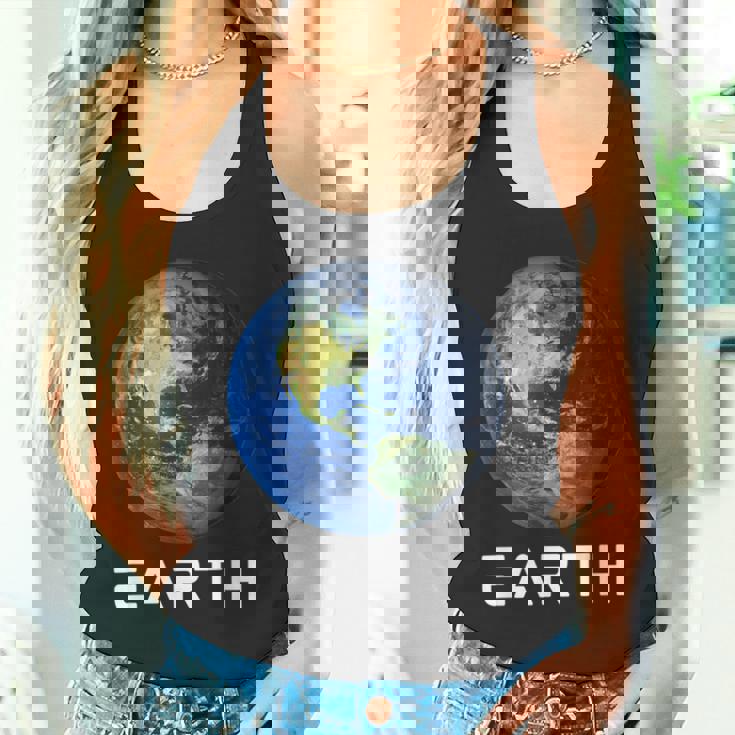 太陽系 第3惑星 地球 宇宙 タンクトップ