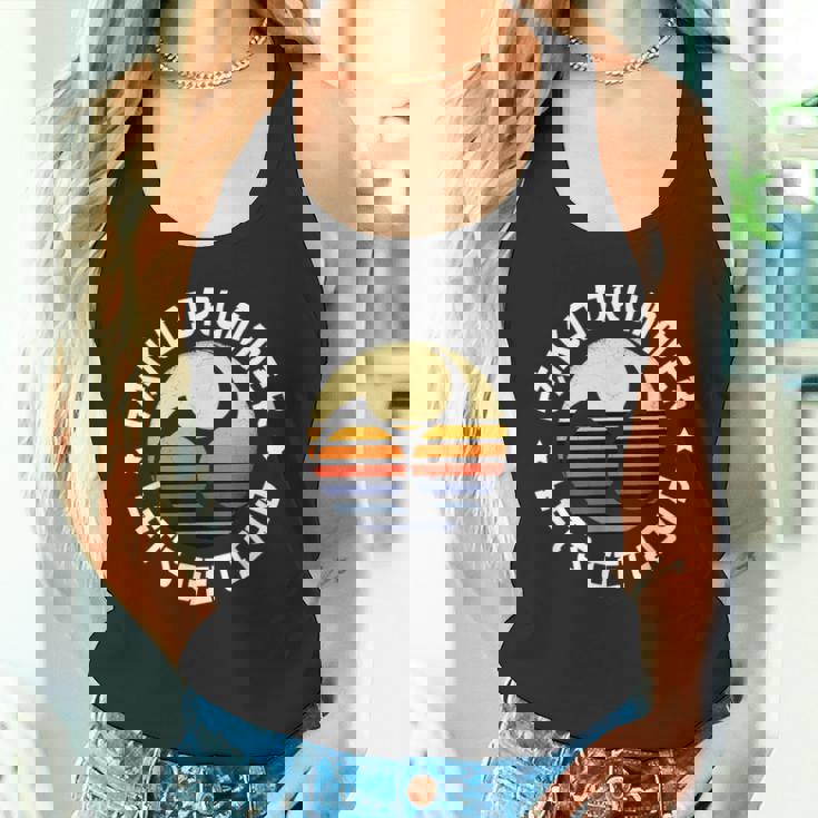 太鼓みつどもえレトロな夕焼け練習用太鼓愛好家へのプレゼント Taiko タンクトップ