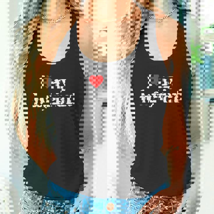 彼氏を愛してる I Love My Boyfriend タンクトップ