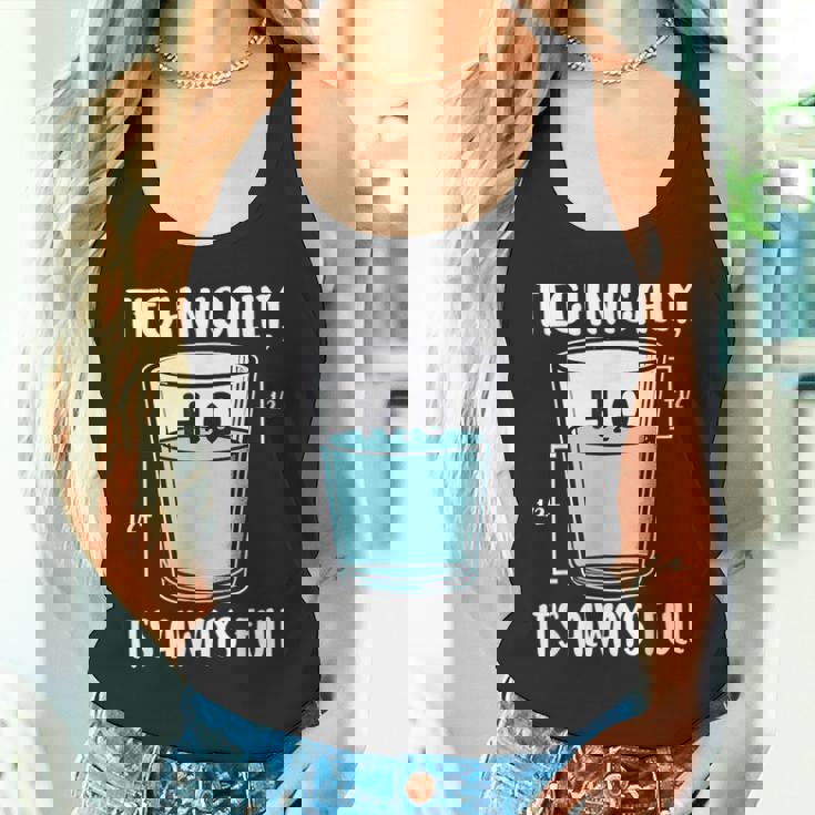 技術的には常に完全な物理科学ユーモア タンクトップ