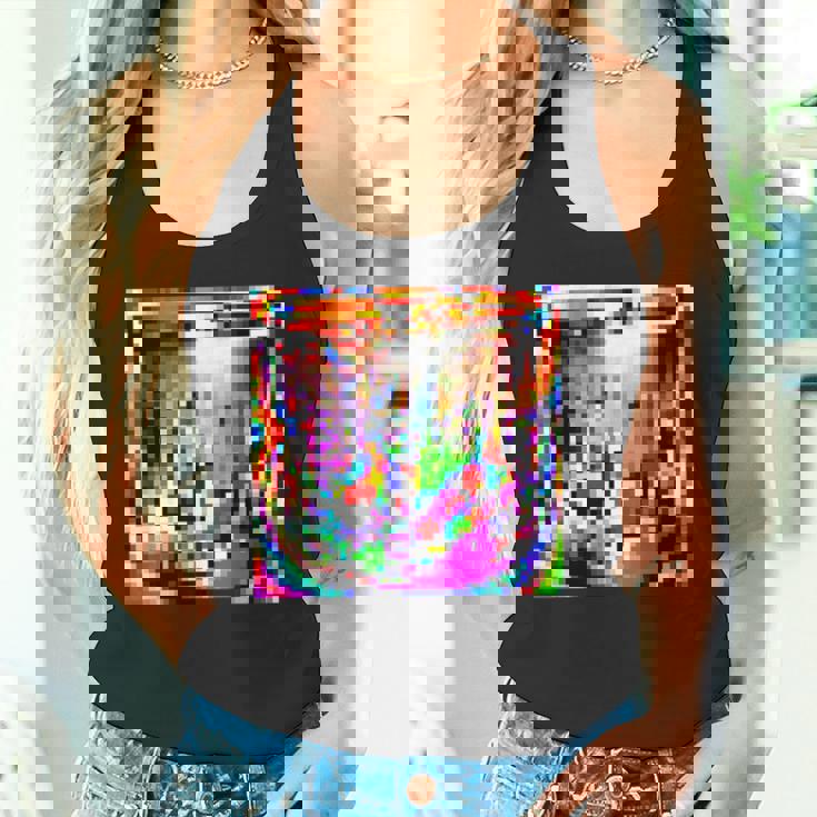 敵対的 アンチフェイシャル認識 カモフラージュ インビジビリティ タンクトップ