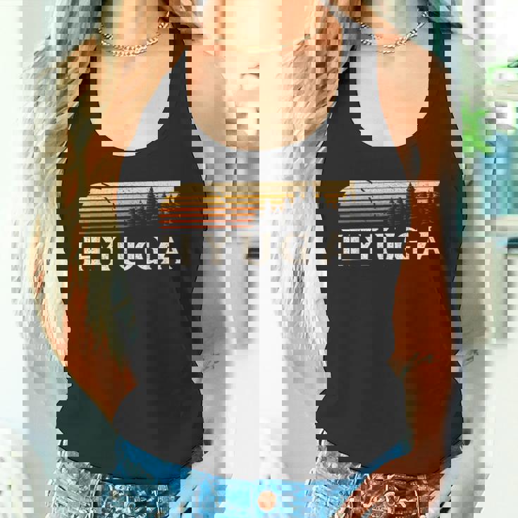 日向 日本 エバーグリーン ヴィンテージ サンセット タンクトップ