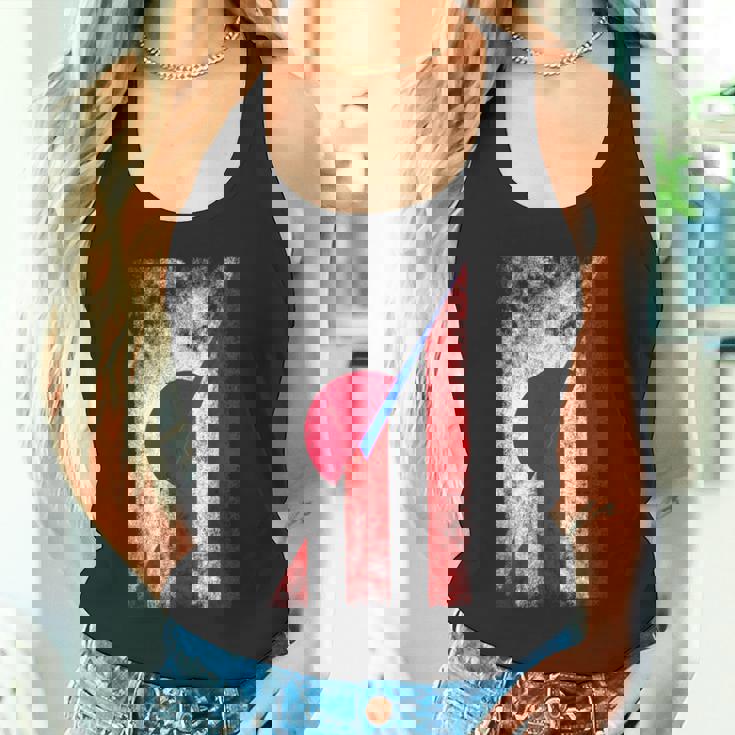 日本&プエルトリコの旗 日本のプエルトリコ。 タンクトップ