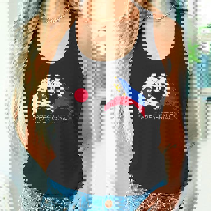 日本とフィリピン フィリピン人 日本人パーフェクトヘリテージ ヘア タンクトップ