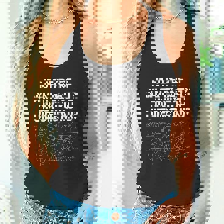 次元移動未来量子力学マルチバース タンクトップ