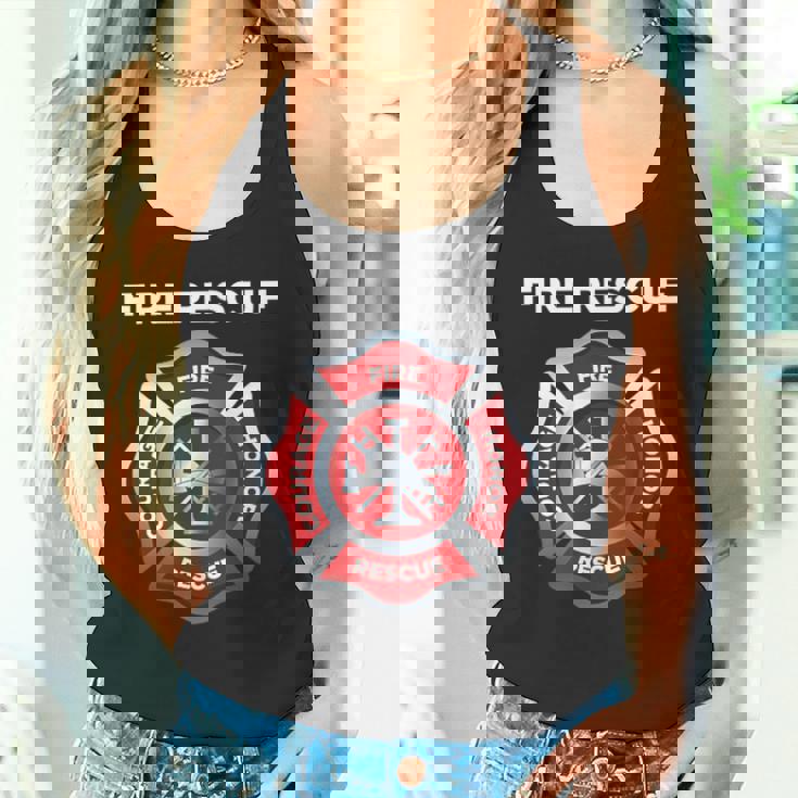 消防士 Ems 消防救助 タンクトップ