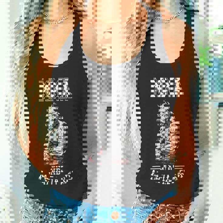 犬のmmaファイター フリーファイティングピットブル タンクトップ