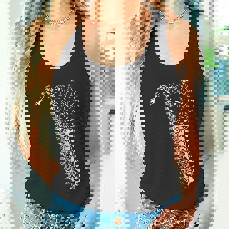 猫とサックス サクソフォン奏者 猫の飼い主 サックス タンクトップ