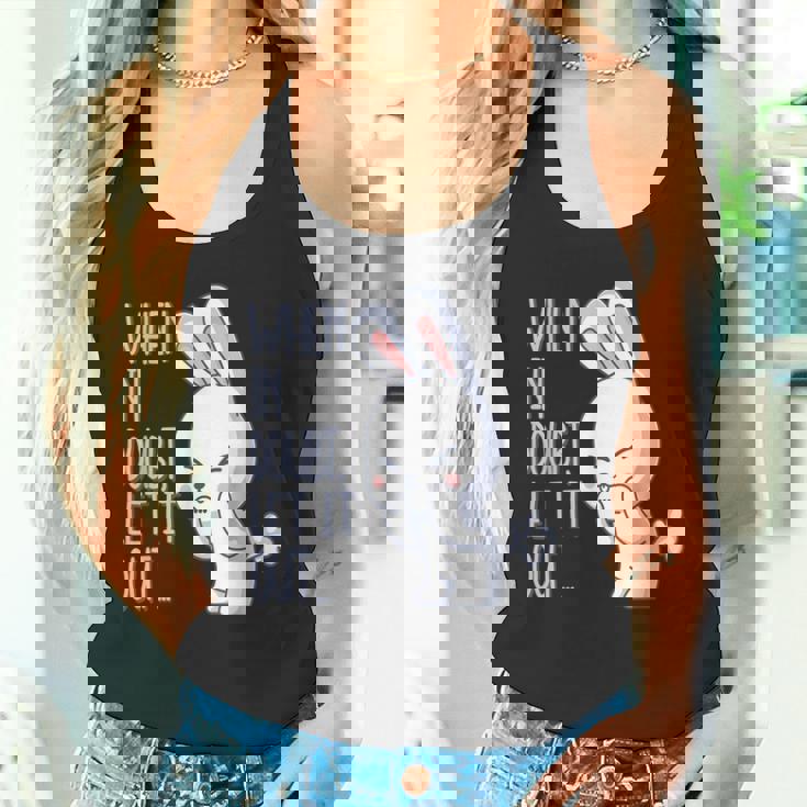 疑わしいとき おなら 出す おもしろい おなら かわいい ウサギ おなら タンクトップ