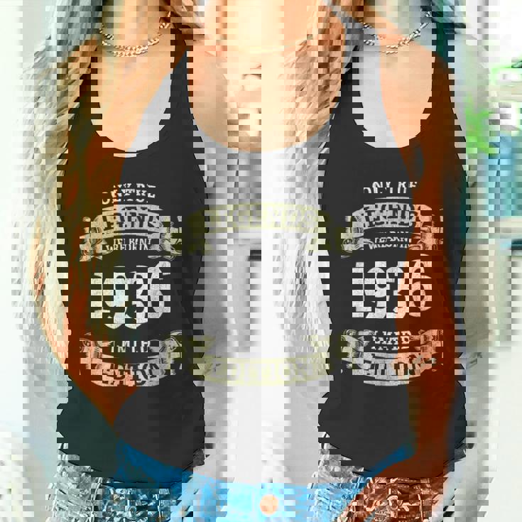 真の伝説は 1936 年に誕生しました ビンテージ 90 周年記念デザイン タンクトップ