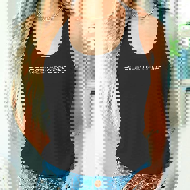 結果を超えるプロセス 長袖tシャツ タンクトップ