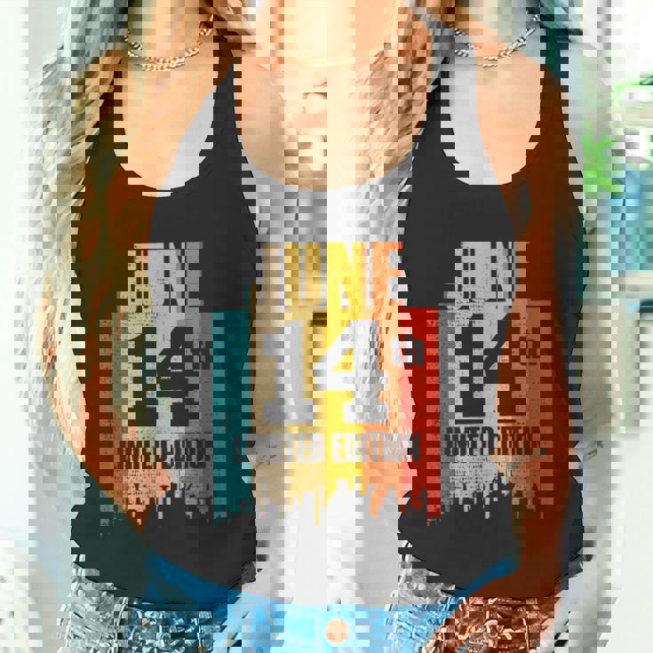 誕生日 6 月 14 日 レトロ ヴィンテージ タンクトップ