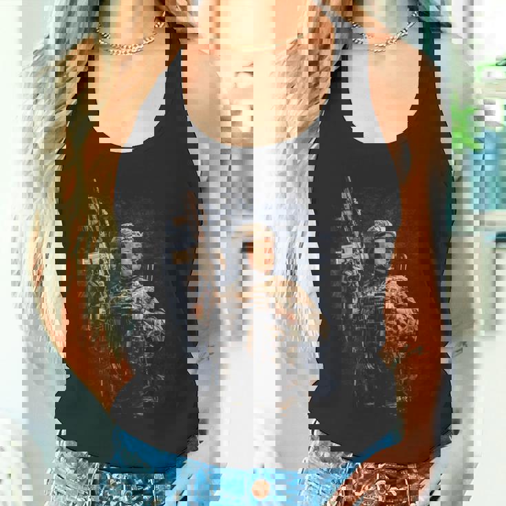 軍兵 トランプ Ready To Kickome Democrats Usa タンクトップ