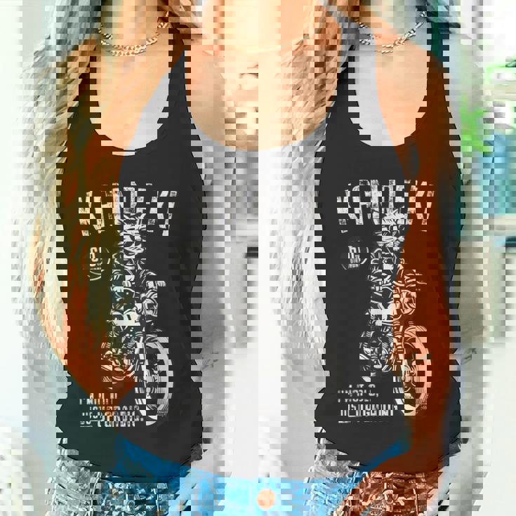 還暦祝い バイク好き 猫好き 父 男性 クラシックバイク 60歳 I'm Not Old Just Upgrading タンクトップ