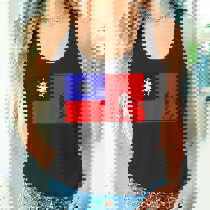 野球リーグ台湾国旗 アジア代表選手 タンクトップ