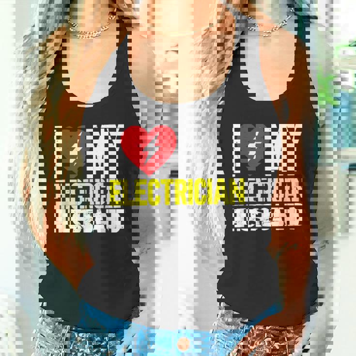 電気技師の夫が大好き タンクトップ