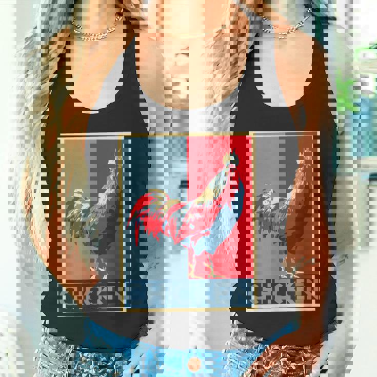 面白いtシャツ にわとり 鶏 鳥 メンズ おもしろ 面白い 服 おもしろグッズ ネタ ポスター チキン タンクトップ