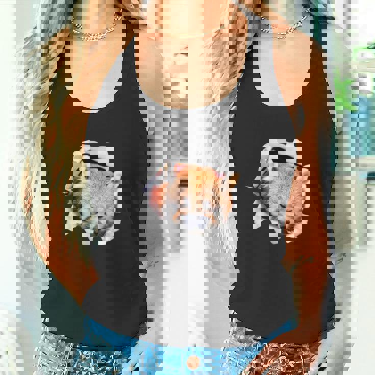 面白いtシャツ レッサーパンダ メンズ 動物 グッズ かわいい 面白い 服 ネタ タンクトップ