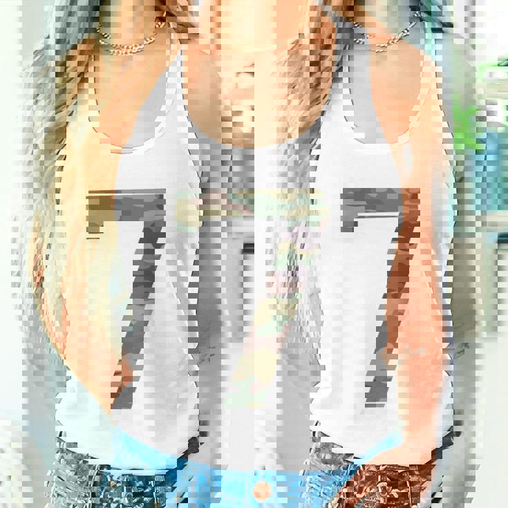 7 ジャージ ユニフォーム バーシティ スポーツ 迷彩 カモフラージュ 7Th タンクトップ