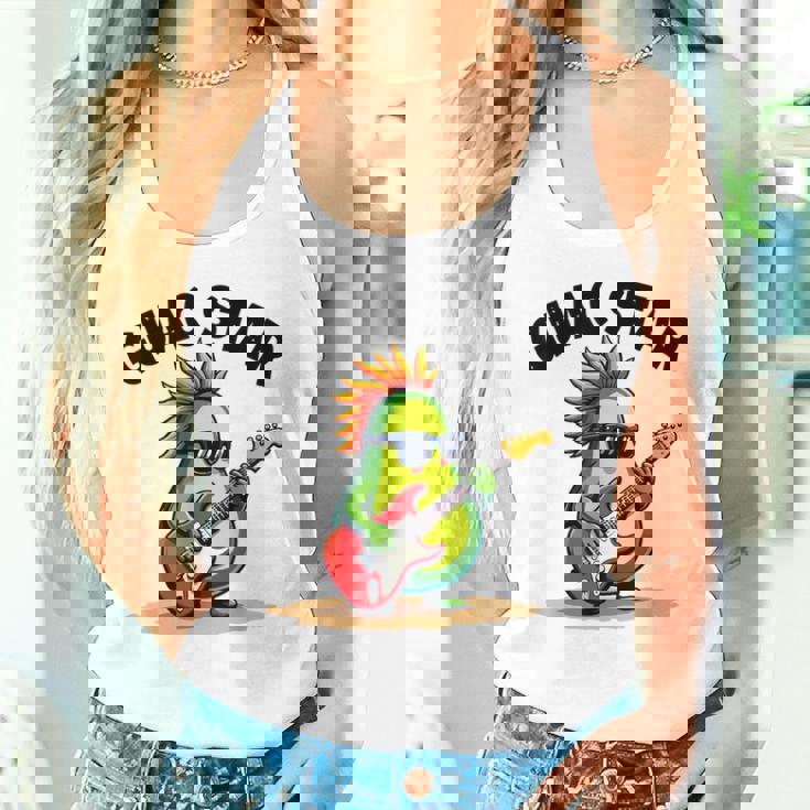 Guactar 面白い アボカド愛好家 食べ物 駄洒落プリント メンズ レディース キッズ タンクトップ