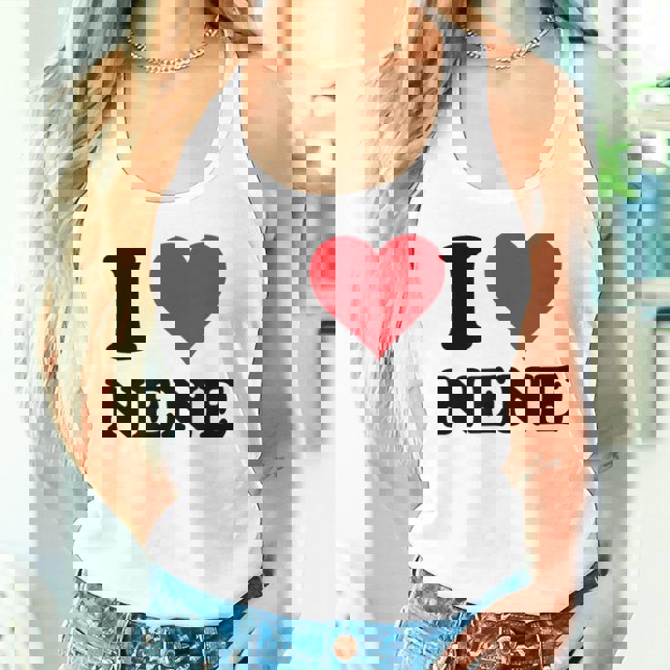 I Heart Nene 名 I Love パーソナライズ タンクトップ