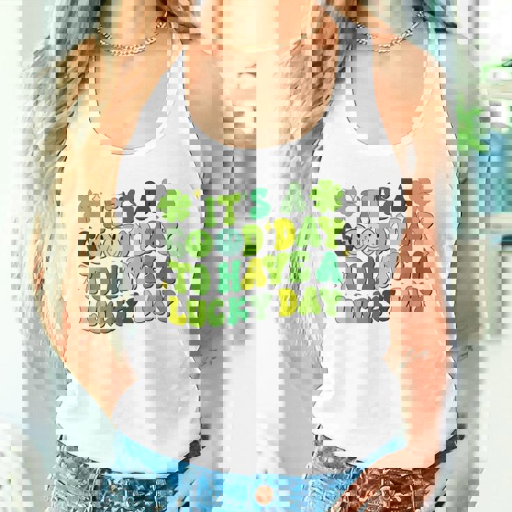 It's A Good Day To Have Luckyt Patrick Day シャムロック アイリッシュ タンクトップ